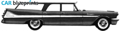 1958 DeSoto Firesweep Explorer Station Wagon blueprint