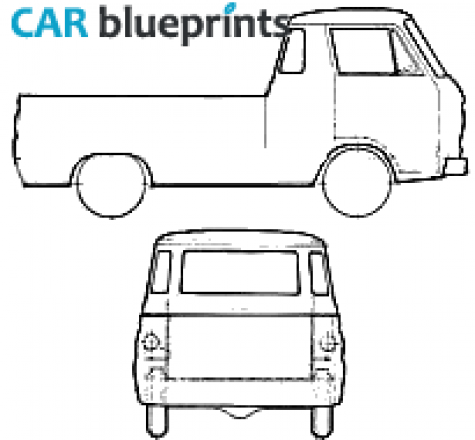 1965 Dodge A100 Compact Pick-up blueprint