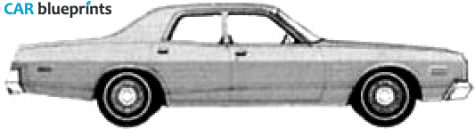 1974 Dodge Coronet Sedan blueprint