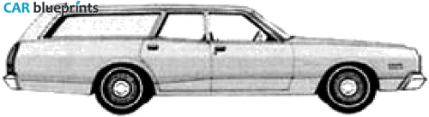 1974 Dodge Coronet Station Wagon blueprint