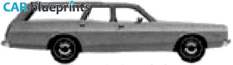 1975 Dodge Coronet Wagon blueprint