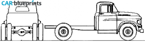 1959 Dodge D400 Truck blueprint