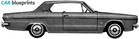 1963 Dodge Dart 2-door Hardtop Coupe blueprint