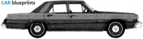 1974 Dodge Dart Sedan blueprint