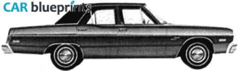 1974 Dodge Dart Custop Sedan blueprint