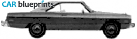 1975 Dodge Dart SE 2-door Coupe blueprint