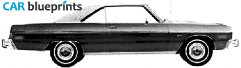 1975 Dodge Dart special edition 2-door Sedan blueprint