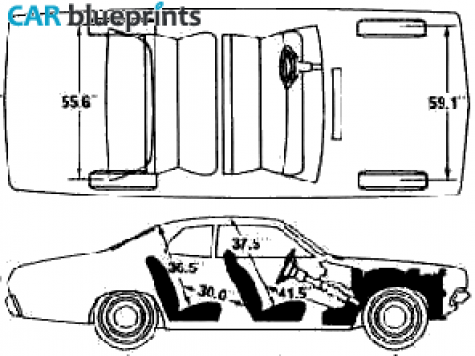 1973 Dodge Dart sport Coupe blueprint