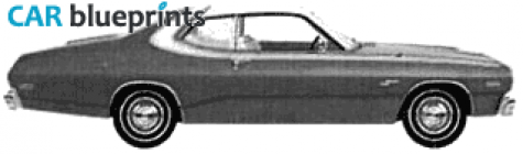 1974 Dodge Dart Sport Coupe blueprint