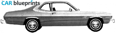 1975 Dodge Dart sport Coupe blueprint