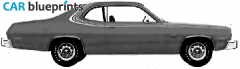 1975 Dodge Dart sport Coupe blueprint