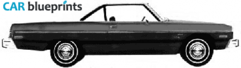 1975 Dodge Dart swinger 2-door Sedan blueprint