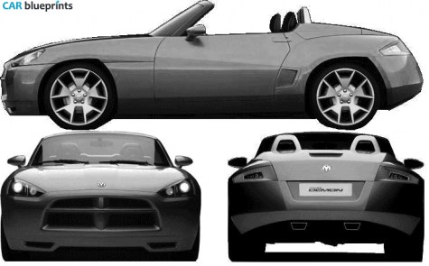 2007 Dodge Demon Cabriolet blueprint