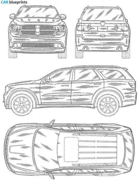 2011 Dodge Magnum SUV blueprint