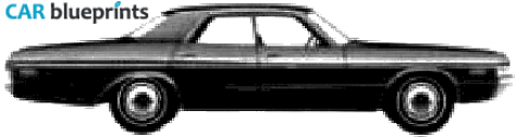 1972 Dodge Monaco Sedan blueprint