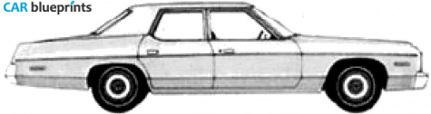 1974 Dodge Monaco Sedan blueprint