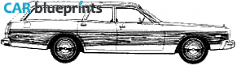 1977 Dodge Monaco Brougham Wagon blueprint