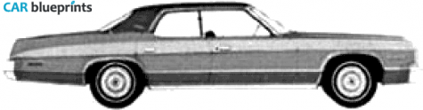 1974 Dodge Monaco Custom Hardtop Sedan blueprint