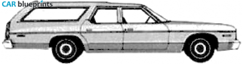 1974 Dodge Monaco Custom Station Wagon blueprint