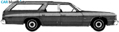 1974 Dodge Monaco Station Wagon blueprint