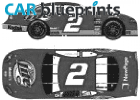 2006 Dodge Nascar Coupe blueprint