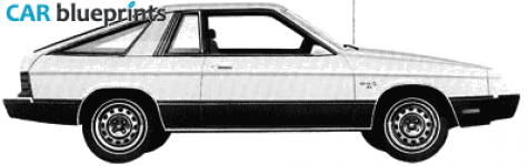 1979 Dodge Omni 024 Coupe blueprint