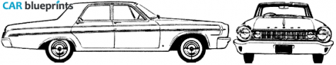 1964 Dodge Polara Sedan blueprint