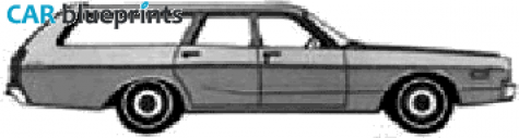 1973 Dodge Polara Wagon blueprint