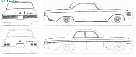 1968 Dodge Polara Sedan blueprint