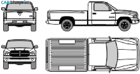 2006 Dodge Ram 1500 Pick-up blueprint