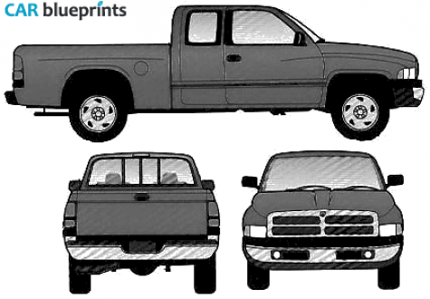 2001 Dodge Ram Pick-up blueprint