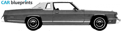 1975 Dodge Royal Monaco 2-door Hardtop Coupe blueprint