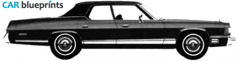 1975 Dodge Royal Monaco Brougham Hardtop Sedan blueprint