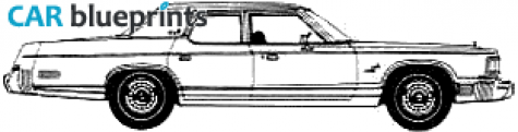 1977 Dodge Royal Monaco Brougham Sedan blueprint