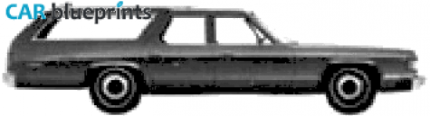 1975 Dodge Royal monaco Wagon blueprint