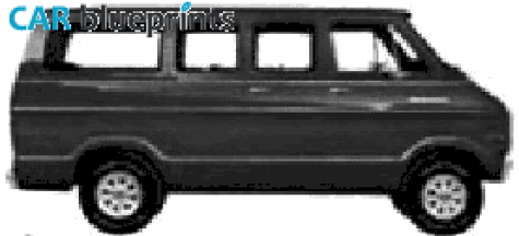 1977 Dodge Sportsman 109 Van blueprint