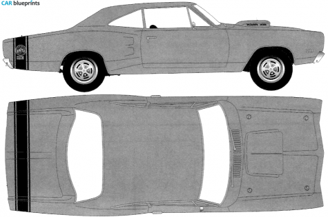 1969 Dodge Superbee Coupe blueprint