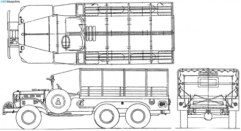 1940 Dodge WC-63 Truck blueprint