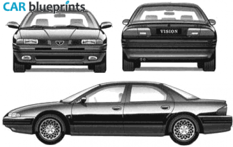 1994 Eagle Vision Sedan blueprint