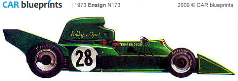 1973 Ensign N173 F1 OW blueprint