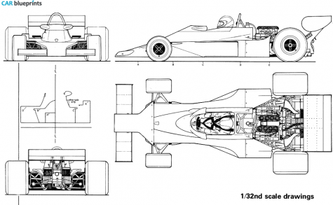 1977 Ensign N177 Ford OW blueprint