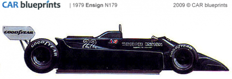 1979 Ensign N179 F1 OW blueprint