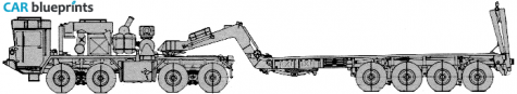 Faun SLT-50-2 Elefant Truck blueprint