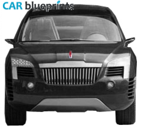 2008 FAW HongQi Concept SUV blueprint