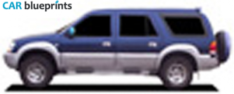 2005 FAW CA6480P6E SUV blueprint