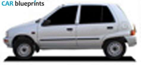 2007 FAW Vita Hatchback blueprint