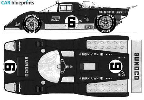 1971 Ferrari 512 M Le Mans Coupe blueprint