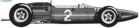 1964 Ferrari 158 F1 GP Cabriolet blueprint