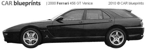 2000 Ferrari 456 GT Venice Wagon blueprint