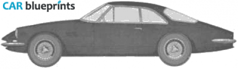 1965 Ferrari 500 Sedan blueprint